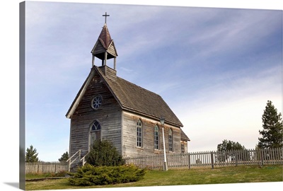 Church, O'Keefe Ranch Museum, Vernon, British Columbia, Canada