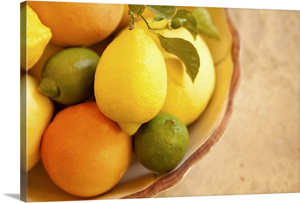 Citrus fruits in Bowl