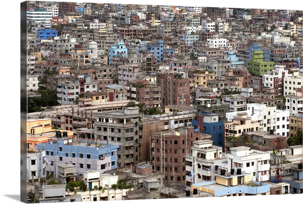 City view of Dhaka, Bangladesh.