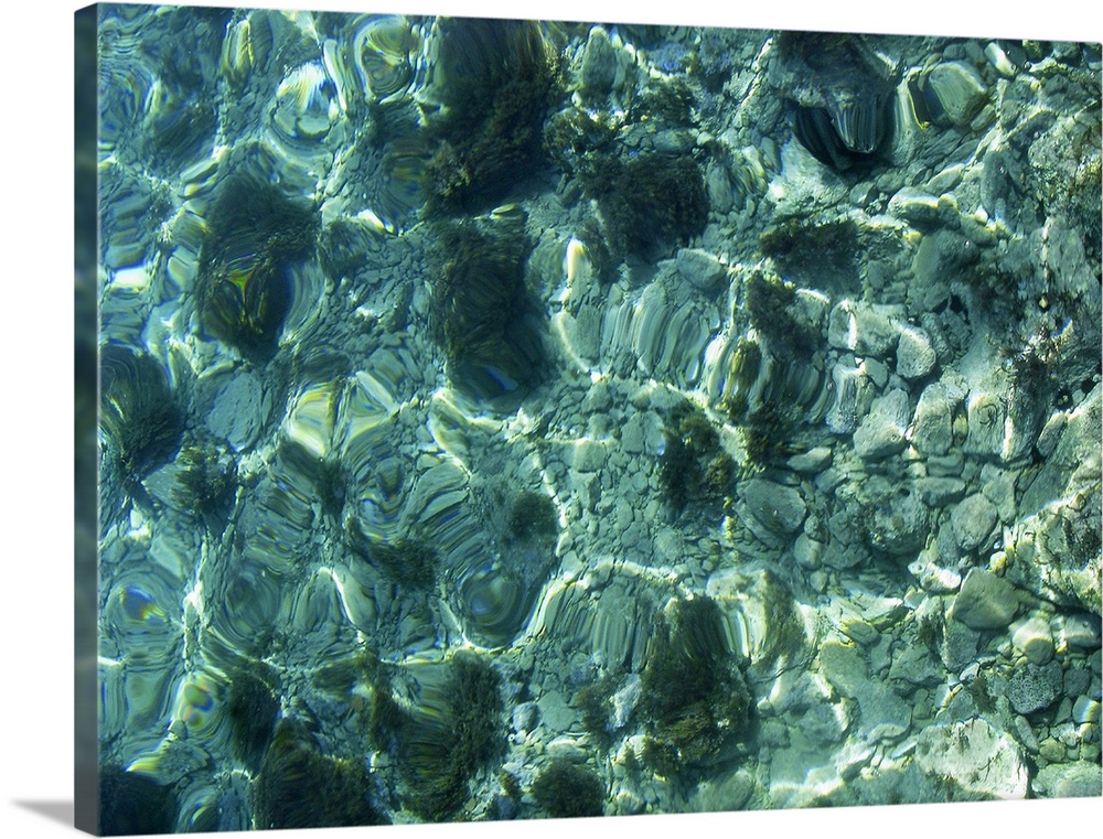 Clean sea and rocks, Crete, Greece