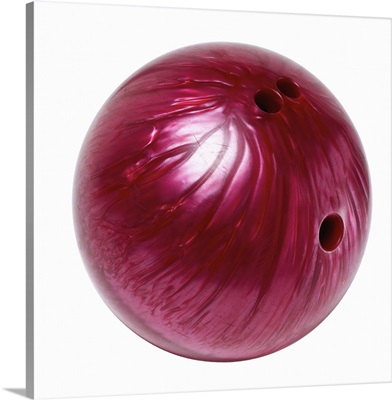 Close up of a bowling ball