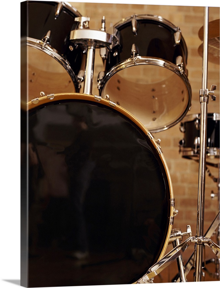 Close-Up of a Drum Kit