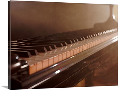Close Up of a Piano