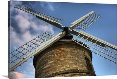 Close up of Chesterton windmill against sky.