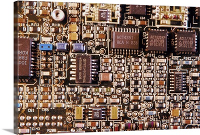 Close-up of circuit board