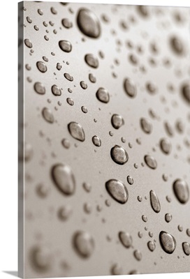 Close-up of water droplets on a surface