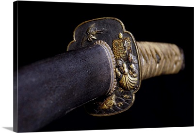 Close-Up View Of 19th Century Samurai Sword