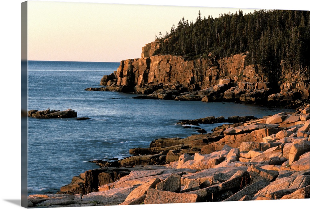 Coastline of Acadia National Park , Maine