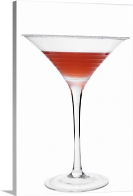 Cocktail on white background