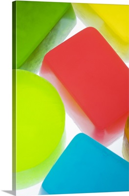 Color Geometric Shaped glycerin soap