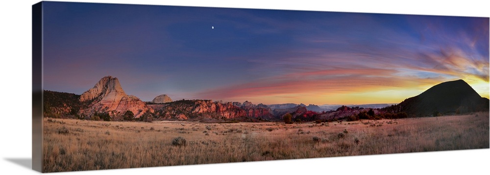 A spectacular sunset in a remote part of the Colorado Plateau.