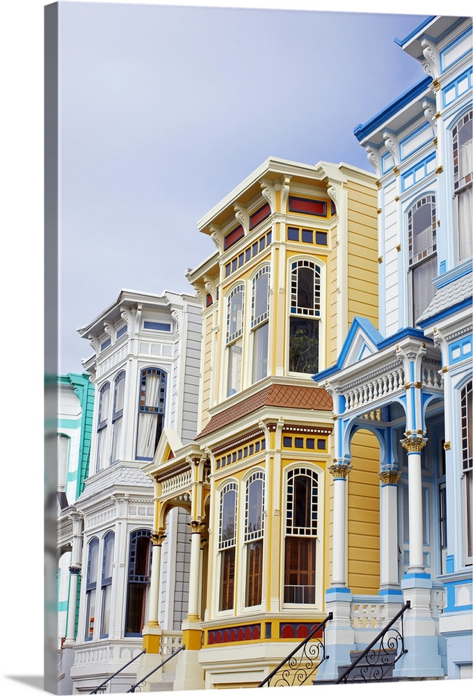 colorful Victorian home in Mission District