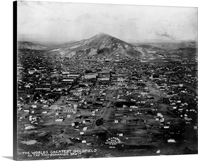 Columbia Mountain Sits At The Edge Of Goldfield, Nevada