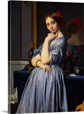 Comtesse D'Haussonville By Jean-Auguste-Dominique Ingres