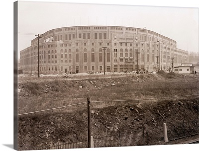 Construction of Yankee Stadium, New York City, 1923