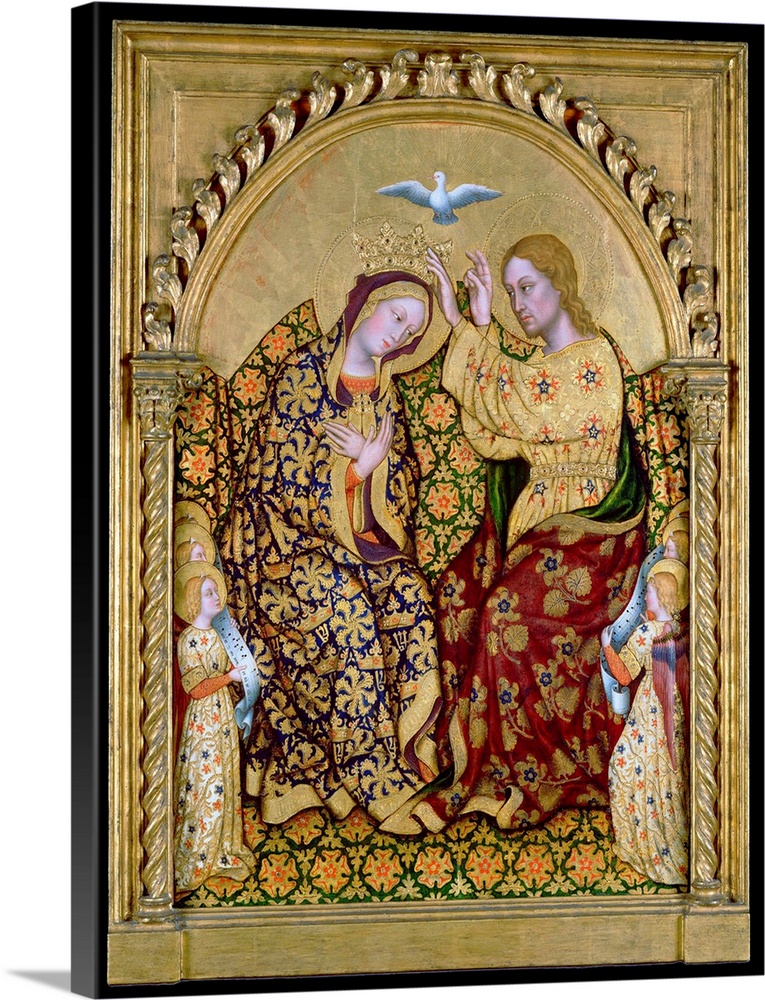 Gentile da Fabriano (Italian, 1370-1427), Coronation of the Virgin, c. 1420, tempera and gold leaf on panel, 87.6 x 64.7 c...