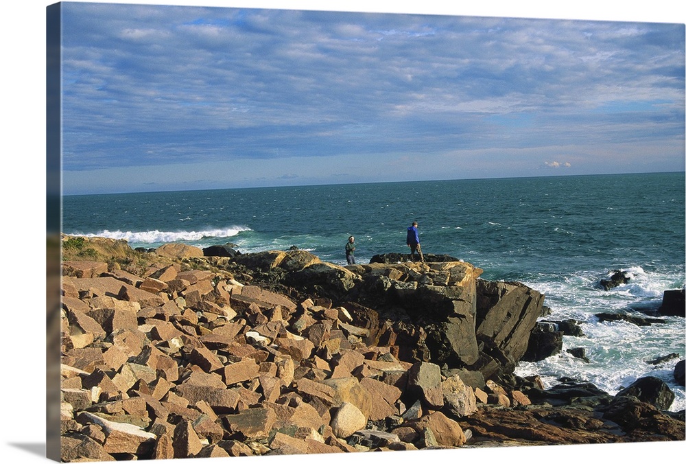 Couple at Acadia National Park, Bar Harbor