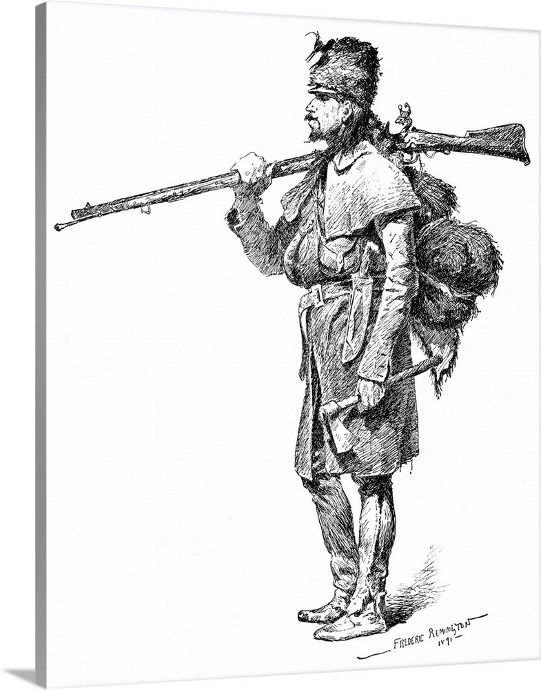 Courrier du Bois by Frederic Remington