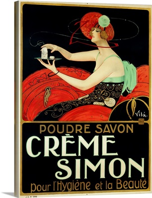 Creme Simon Poster By Vila