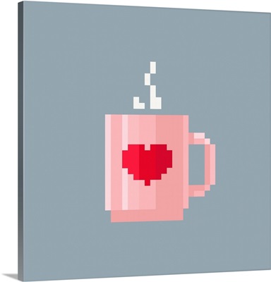 Cup Of Coffee Pixel Art