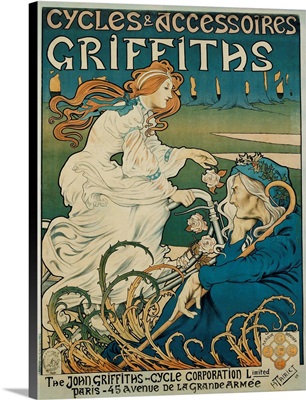 Cycles Et Accessoires Griffiths Poster By Henri Thiriet