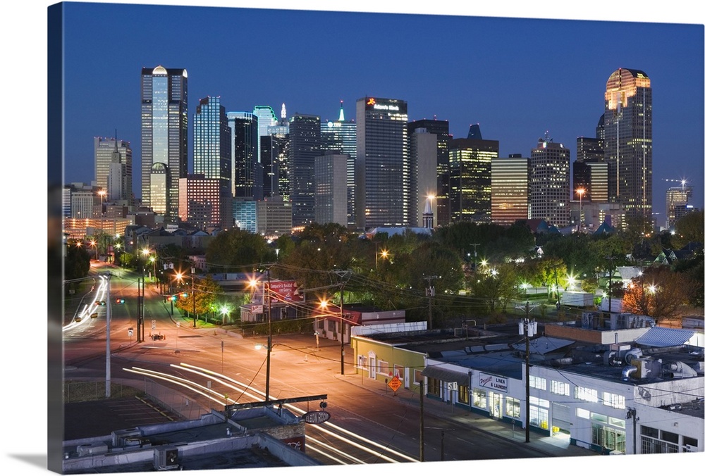 Dallas, Texas, skyline at dawn