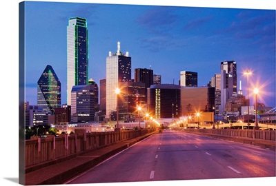 Dallas, TX at sunset
