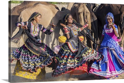 Dancers, Pushkar Camel Fair, Rajasthan, India
