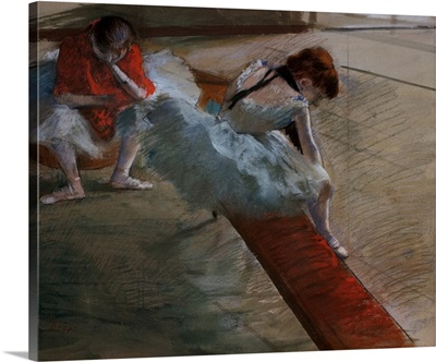 Dancers Resting By Edgar Degas