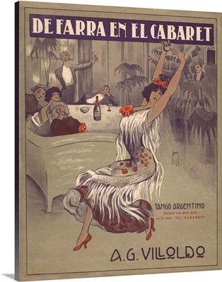 De Farra En El Cabaret Tango Sheet Music Cover
