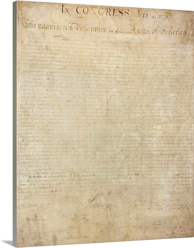Declaration Of Independence | Great Big Canvas
