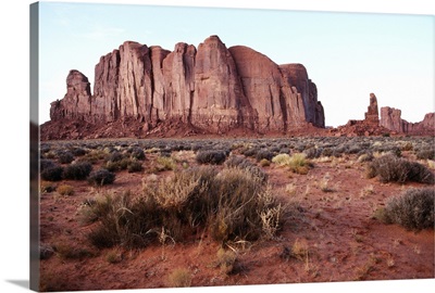 Desert landscape of Monument Valley, Arizona