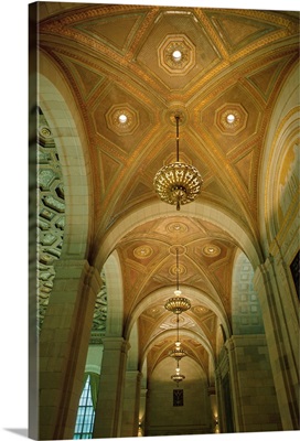 Detail of a church ceiling