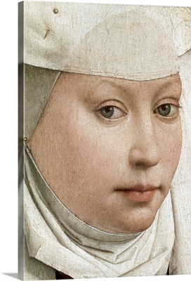 Detail Of Portrait Of A Young Woman By Rogier Van Der Weyden