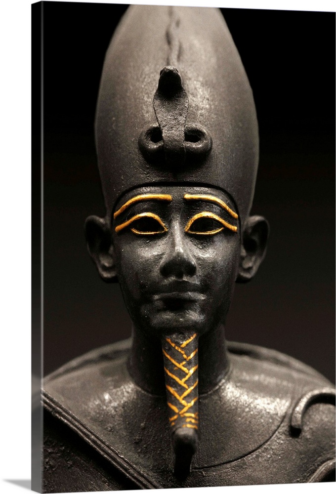 Detail Of Statuette Of Osiris Sitting