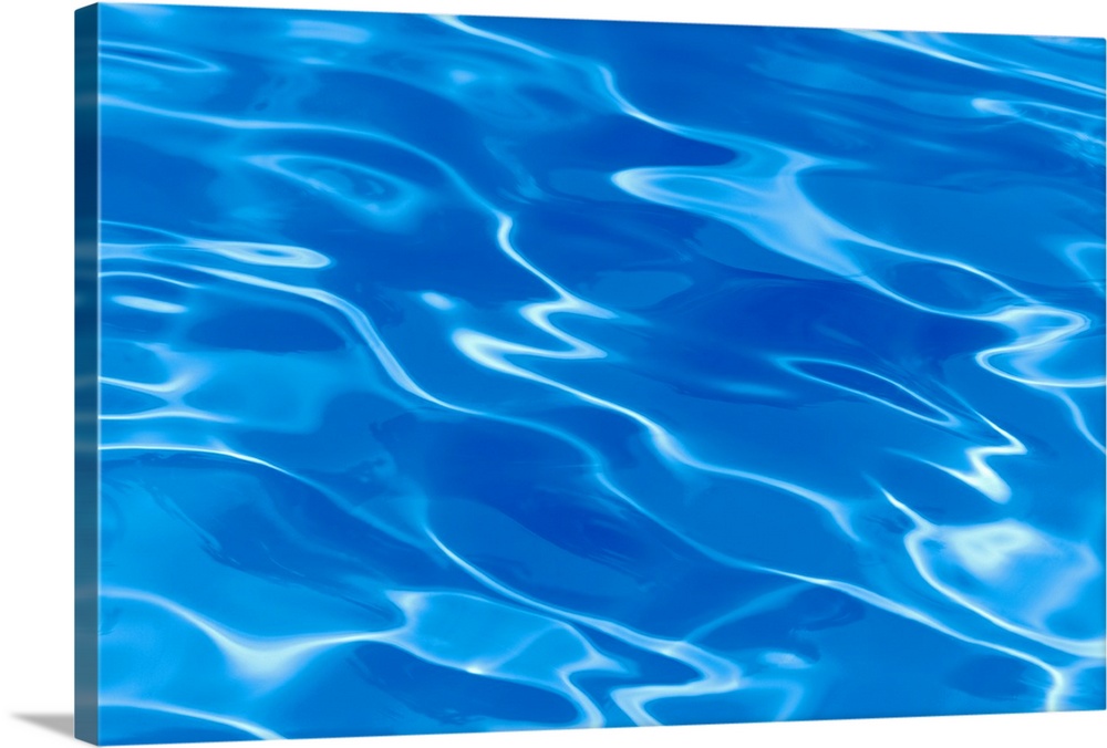 Detail of water ripples in swimming pool.