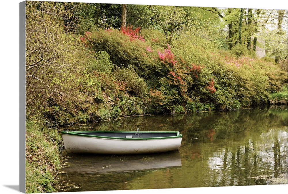 A Boat In The Stream In Dartmoor National Park