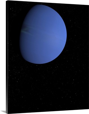 Digital Illustration of Neptune