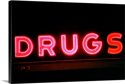 Drugs store sign