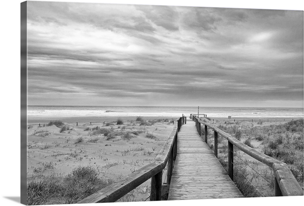 Dunas beach and cloudy day.