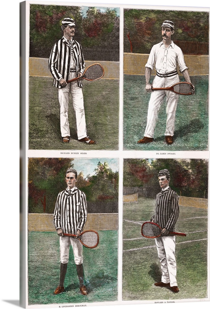 Harpers Weekly. Leading Lawn Tennis Players. Richard Dudley Sears. - Dil James Dwight. - R. Livingston Beeckman. - Howard ...