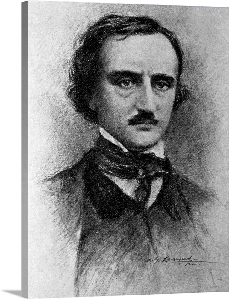 This illustration was published in the book Edgar Allen Poe - The Man by Mary E. Phillips