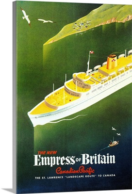 Empress of Britain Travel Poster