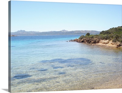 Empty beach in Corsica