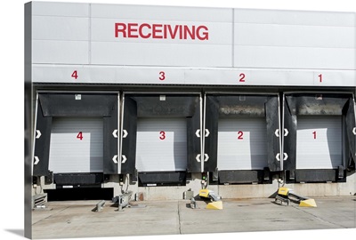 Empty factory recieving bays