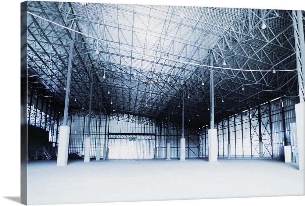 Empty warehouse Wall Art, Canvas Prints, Framed Prints, Wall Peels