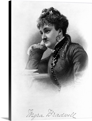 Engraving Of Myra Bradwell