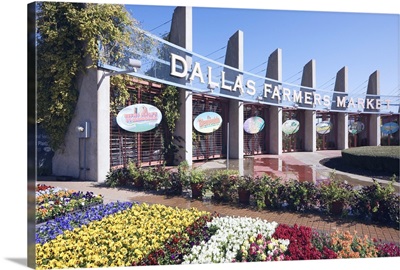 Entrance to the Dallas Farmers Market