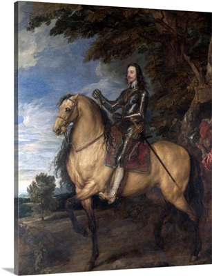 Equestrian Portrait Of Charles I By Anthony Van Dyck