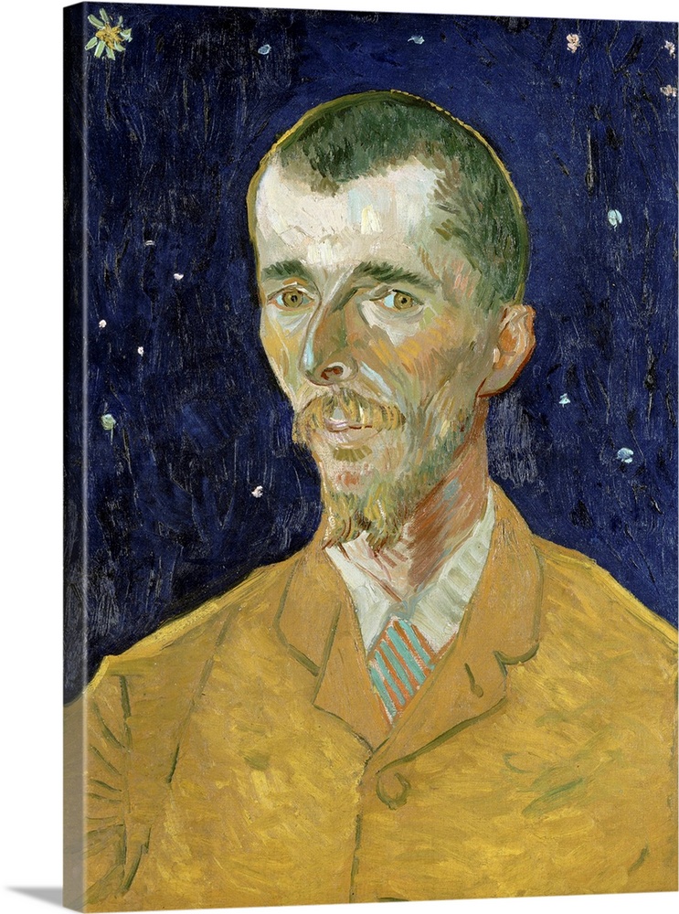 Vincent van Gogh (French, 1853-1890), Eugene Boch, 1888, oil on canvas, 60 x 45 cm (23.6 x 17.7 in), Musee d'Orsay, Paris.